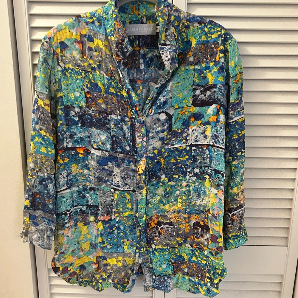 Jams World Multicolor Abstract Shirt - S